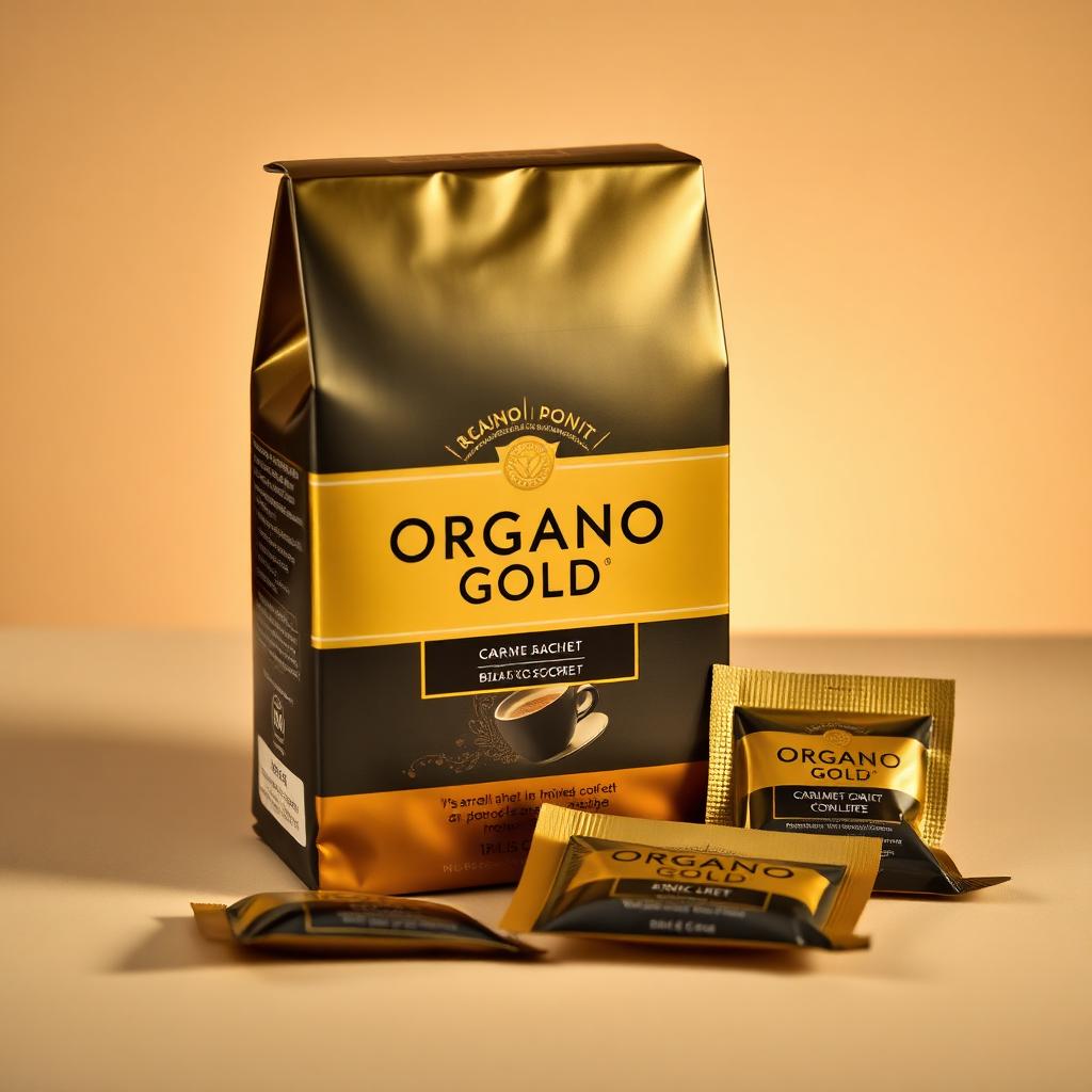 Gourmet Black Coffee packaging