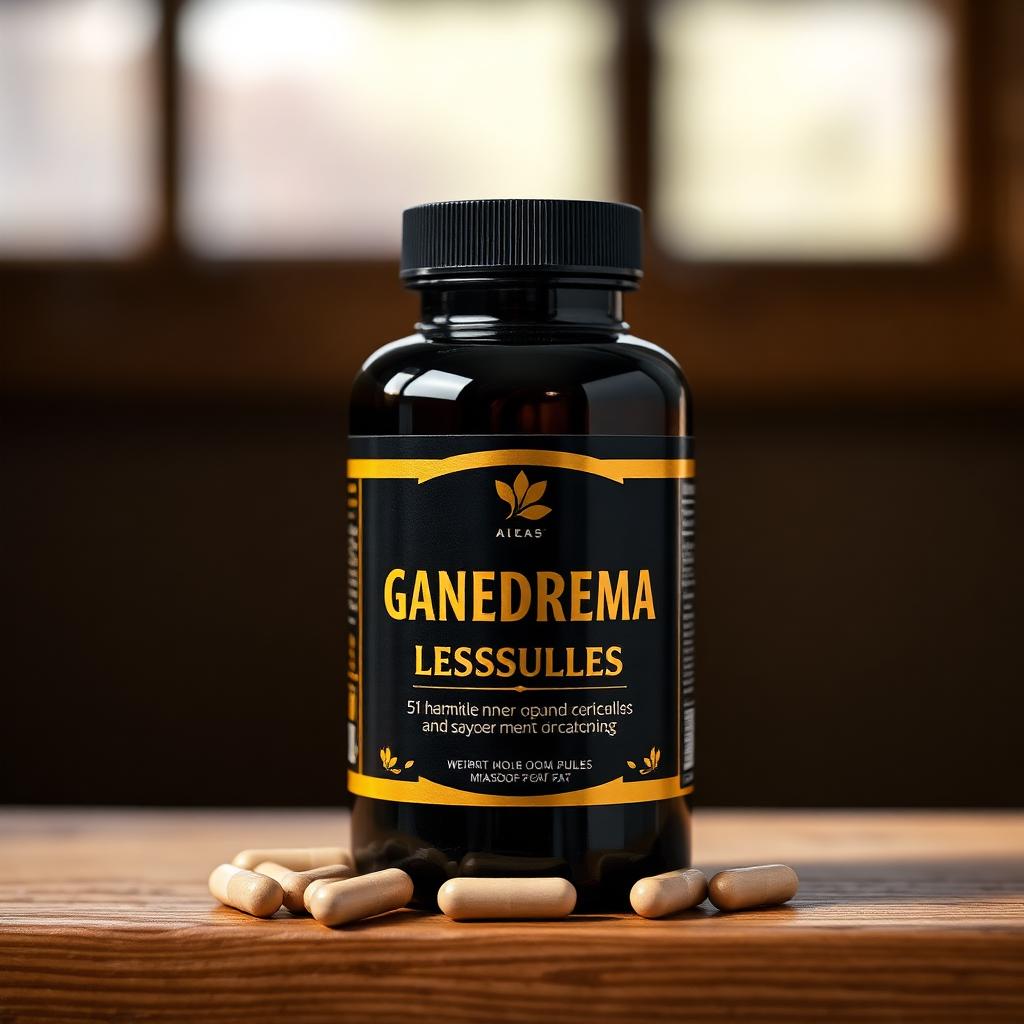 Ganoderma Capsules packaging