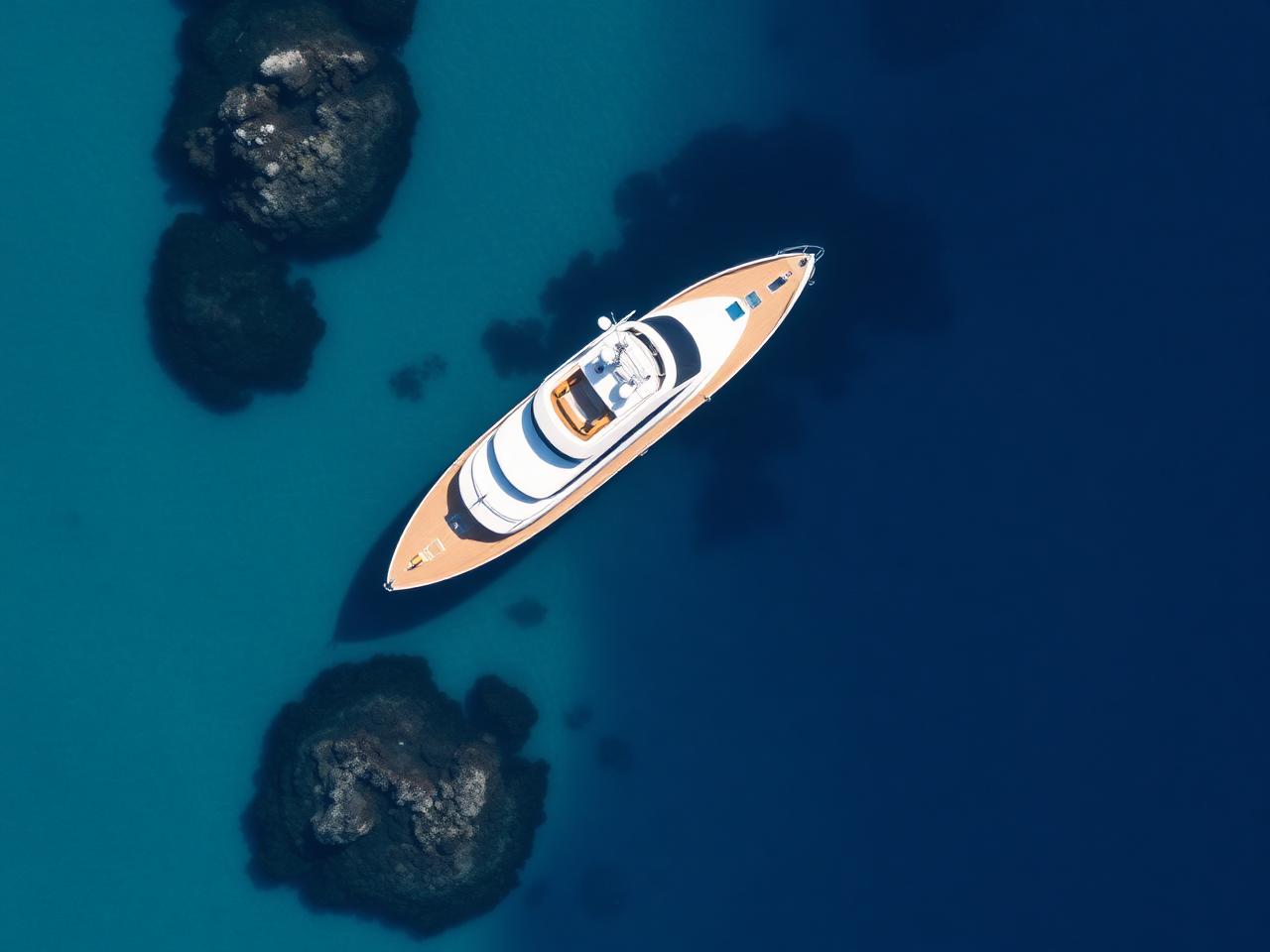 Superyacht aerial